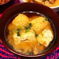 ちゃぴ♥'s cooksnap of when they made ★★貝割れと油あげ★の★味噌汁★★.