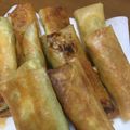 Sweet821's cooksnap of when they made 塩もみキャベツとチーズの春巻き.