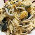 lattte's cooksnap of when they made かぼちゃと長ねぎのワンポットパスタ♪.