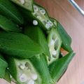 かおるっこら's cooksnap of when they made 簡単オクラのお浸し.