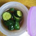 わるさの天使's cooksnap of when they made 豆板醤　旨辛胡瓜のキューちゃん　大量消費.