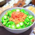 mayumayu★'s cooksnap of when they made 我が家の丼 簡単納豆キムチオクラ手抜き丼.