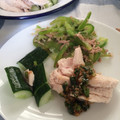 fioleka's cooksnap of when they made たたききゅうりと蒸し鶏のねぎソースがけ.