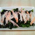 やっぺ841's cooksnap of when they made カニかまとワカメのさっぱりポン酢がけ♪.