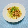 まあまま☆0403's cooksnap of when they made 肉味噌丼❀ うどんにも❀.