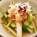 フロリダの日本人妻's cooksnap of when they made オクラと長芋の酢の物.