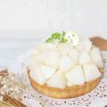 ゆんころ22's cooksnap of when they made 秋のフルーツ♪梨のフレッシュタルト.
