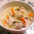 のり子のおかず♪'s cooksnap of when they made 味噌煮込み饂飩.