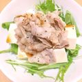 ステルトミチル's cooksnap of when they made 【簡単サラダ】豆腐と水菜の豚しゃぶサラダ.