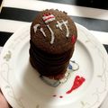 見習いアスカ's cooksnap of when they made 簡単！米粉と豆腐のチョコレートパンケーキ.