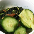 lucey☆girl's cooksnap of when they made 桜えびとキュウリの酢の物.