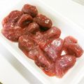 ふれんでぃあ's cooksnap of when they made 砂肝 簡単 下処理☆ ピーラー.