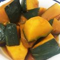 すとにゃん's cooksnap of when they made ６分レンチンして完成♪カボチャの煮付け.