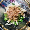 まゆく's cooksnap of when they made 簡単！オクラとサラダチキンの和えもの.