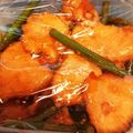 黄色のくまたろー's cooksnap of when they made 胸肉とニンニクの芽の甘酢餡(弁当冷凍).