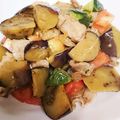 fukudoru's cooksnap of when they made 彩り野菜とカリカリ豚肉の冷製さっぱり和え.