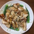 クックM5ZNR8☆'s cooksnap of when they made 鶏もも肉焼き～柚子胡椒ステーキソースがけ.