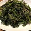 Alicekiki's cooksnap of when they made 空芯菜(エンツァイ)のにんにく炒め.