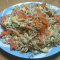 クック8D0BQL☆'s cooksnap of when they made 簡単！ふわふわ卵と挽肉のマヨポン野菜炒め.