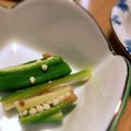 Sac’HiNa's cooksnap of when they made おくらの梅しそあえ.