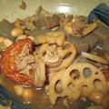 だまちょ's cooksnap of when they made 簡単♪黒こんにゃく・レンコン・豚肉の煮物.