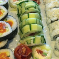Emerald3's cooksnap of when they made きゅうりの飾り巻き（巻き寿司）.