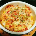 emily1022's cooksnap of when they made トマトとベーコンのマヨチーズ焼き.