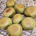 amoni's cooksnap of when they made フライパンでちぎりパン☆抹茶とくるみで.
