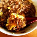 甘茶0825's cooksnap of when they made 挽肉と玉ねぎで♪中華風あんかけ丼.