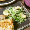 あず7225's cooksnap of when they made シャキほくっ旨☆豆苗とそら豆の塩酒粕炒め.