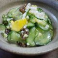 kuishinboF's cooksnap of when they made たまごとキュウリのサラダ.
