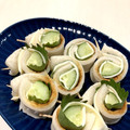 asuuumomo's cooksnap of when they made 簡単おつまみ♪ちくわのクルクル.
