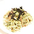 ♪ゆかたん♡'s cooksnap of when they made ねばねばおいしい☆明太納豆と水菜のパスタ.