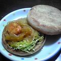 亜久里's cooksnap of when they made エビチリたまマフィンバーガー.