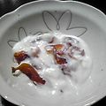 亜久里's cooksnap of when they made ◎干し柿ヨーグルト◎.