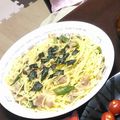 しのぶ59's cooksnap of when they made 夏だね♪ オクラとベーコンの和風スパ.