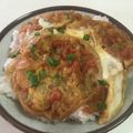 papikun's cooksnap of when they made めんつゆでトロトロ卵とじ天丼☆リメイク.