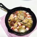 とみぃ9☆'s cooksnap of when they made スキレットでタコと海老のアヒージョ☆.