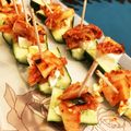 のらむーちょ's cooksnap of when they made つまみに♬きゅうりの青じそキムクリチのせ.