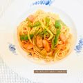 賀古遥's cooksnap of when they made 栄養満点☆種ごとピーマンナポリタン.