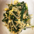 みんみのキッチン's cooksnap of when they made 簡単もやしとニラの卵炒め.