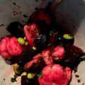 ame-ikuru's cooksnap of when they made ビーツとシーフードのマリネ✿.