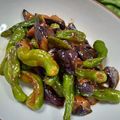 matsutama's cooksnap of when they made ナスとしし唐の味噌炒め.