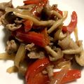 ミュウコ's cooksnap of when they made パプリカと豚肉の中華炒め.