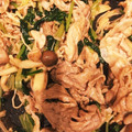 ラブミニ228's cooksnap of when they made 豚肉の小松菜とえのき茸のオイスター炒め♪.