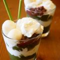 るるおか's cooksnap of when they made ☆濃抹茶パフェ☆.