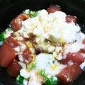 あいあいママさん's cooksnap of when they made 我が家で大人気・簡単マグロのネバネバ丼.