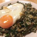 papikun's cooksnap of when they made 卵があま～いほうれん草チャーハン.