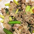 ★ブラックキティ★'s cooksnap of when they made アスパラと豚こま肉のオイスターソース炒め.