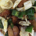 いずみはる's cooksnap of when they made さつま揚げとキャベツの簡単炒め☆.